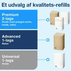 Servietholder Tork 272612 Xpressnap Bordservietter Interfoldet N4 - rød