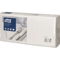 Serviet 2-lags hvid 33 x 33 cm - 2000 stk