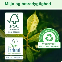 Servietter Tork 477352 2-lags 1|8 fold 39cm natur 1800 servietter