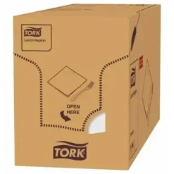 Servietter - Tork 509300 - 1-lags - 33x33 cm - Hvid - 8x500 stk