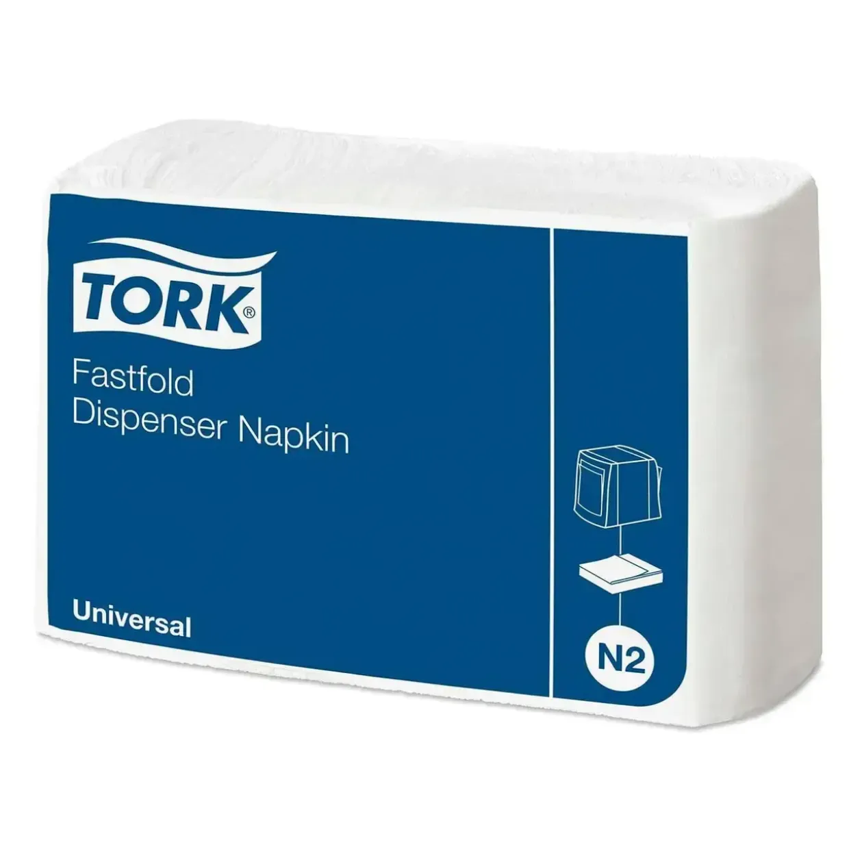 Serviet Tork 10933 N2 Compact Fold Hvid - 36 pk x 300 stk/krt