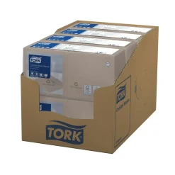 Serviet Tork 509502 24x24cm 2-lag Natur med Miljøprint - 8 pk x 200 stk/krt