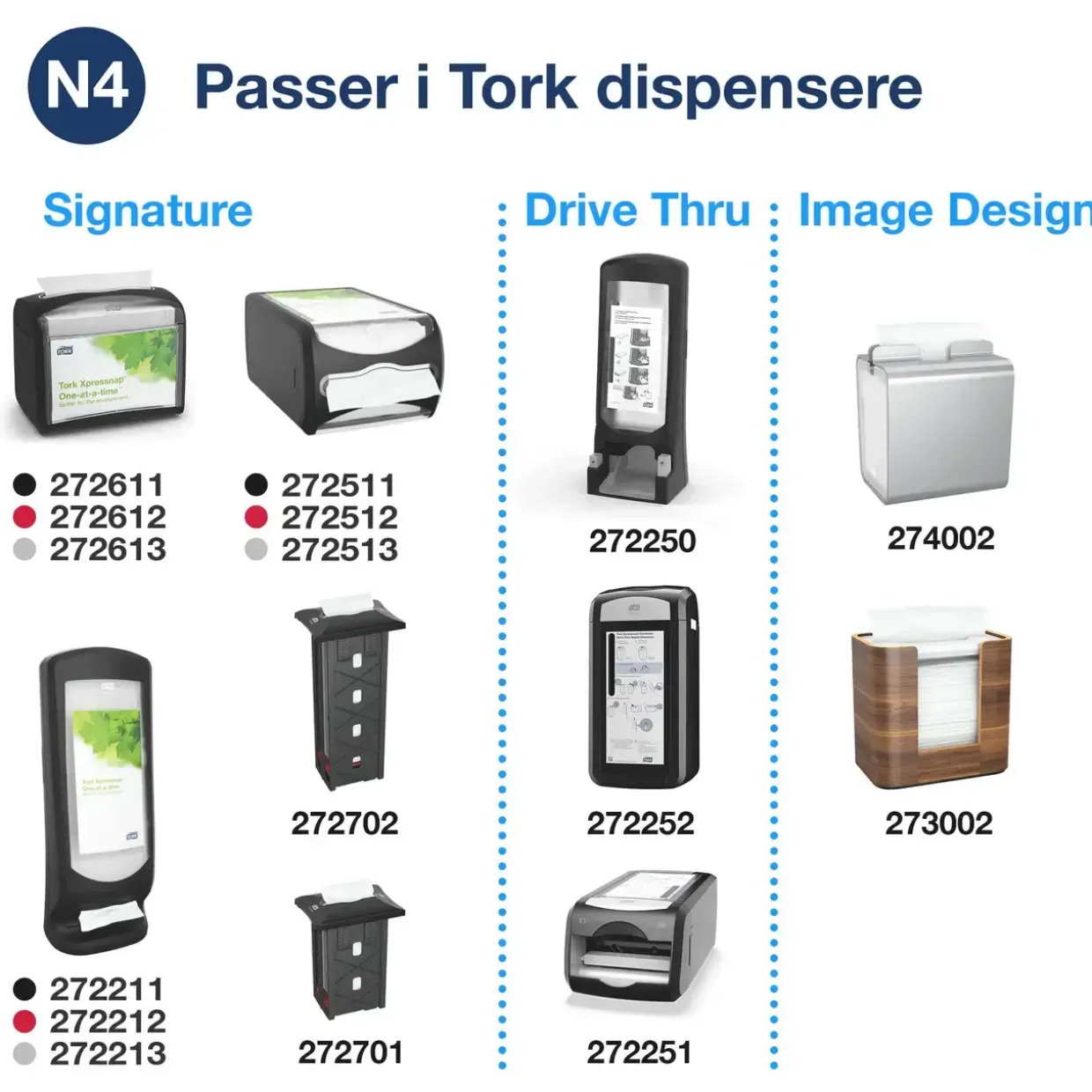 Serviet Tork 12880 Xpressnap® Ekstra blød natur 21,6 x 16,5 cm 2 fold - 8000 stk