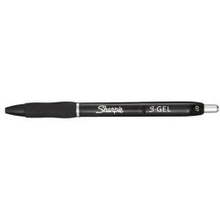 Sharpies tusser Gelpen S-Gel sort 0,7mm - 12 stk