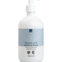 Shower and Bathing Soap, ABENA, 500 ml, med parfume - 12 stk