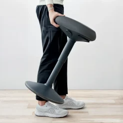 Siddestol – Leitz Ergo Active – Comfort – Mørkegrå