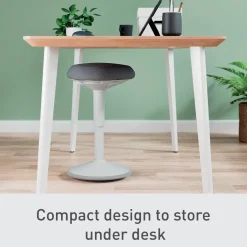 Siddestol – Leitz Ergo Active – Comfort – Lysegrå