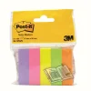 Sidemarkører - Post-it Index - 15x50 mm - 5 farver - 5 blokke