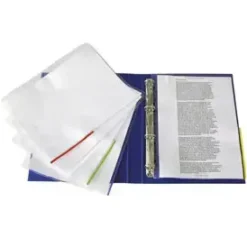 Signallomme - Esselte A4 - Hvid kant - 105 my - 100 stk