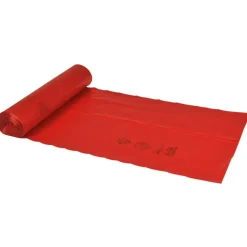 Sæk, ABENA Poly-Line, 120 l, rød, LDPE/genanvendt, 70x110cm - 10 ruller