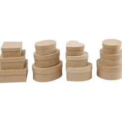 Æsker diameter 10-18 cm højde 5-7,5 cm - 72 stk