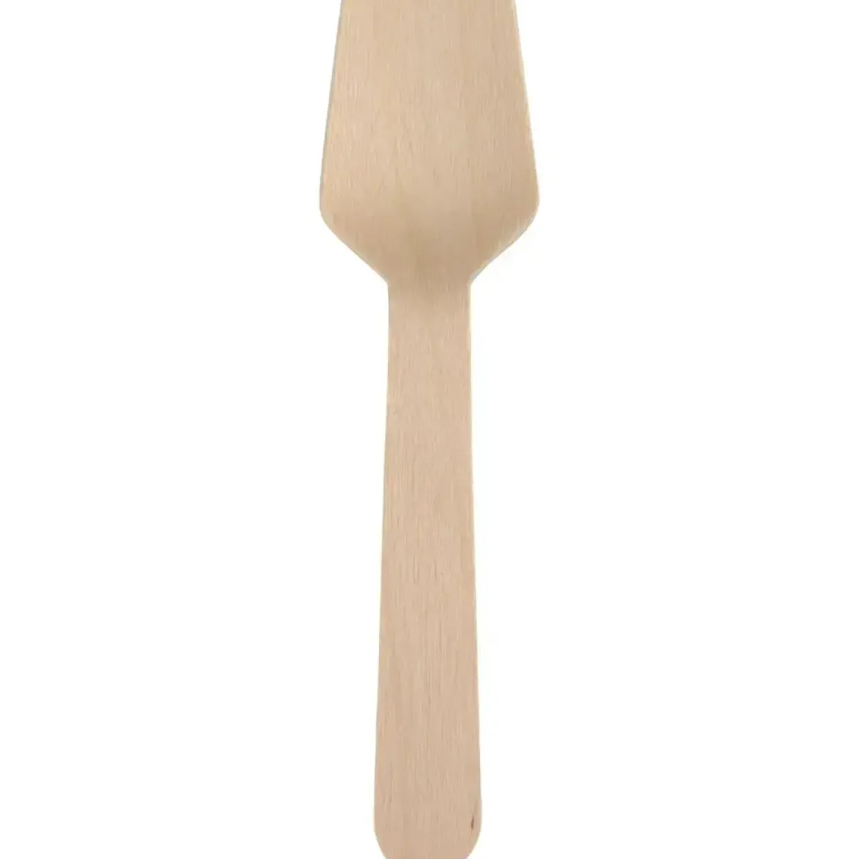 Ske til is ABENA Gastro 9,5cm brun birketræ - 2000 stk
