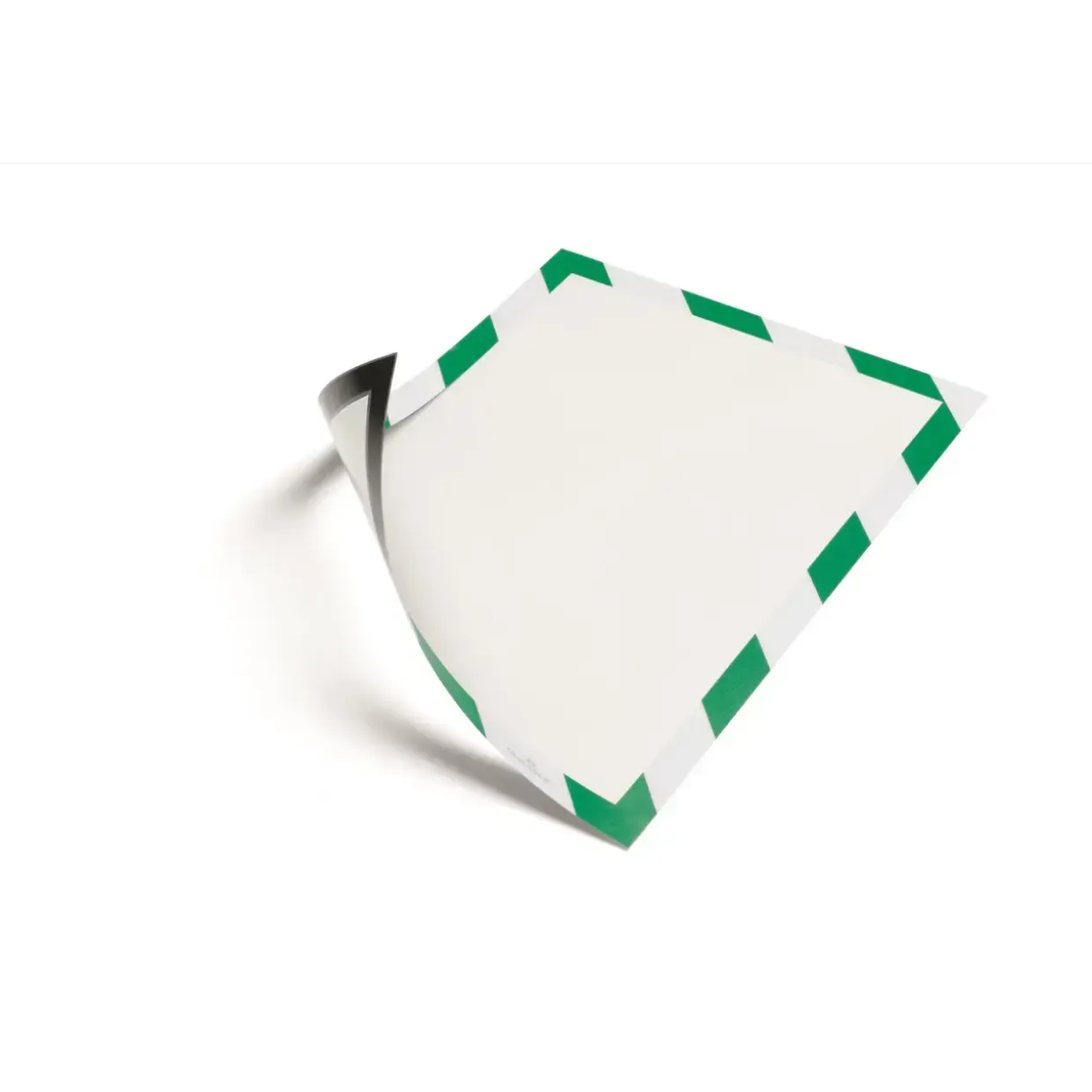 Skifteramme Duraframe Magnetic A4 grøn/hvid 5stk/pak