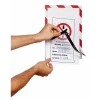 Skifteramme Duraframe Security A4 magnetisk m/grøn/hvid ramme 2stk/pak