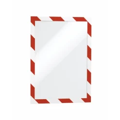 Skifteramme Duraframe Security A4 magnetisk m/grøn/hvid ramme 2stk/pak