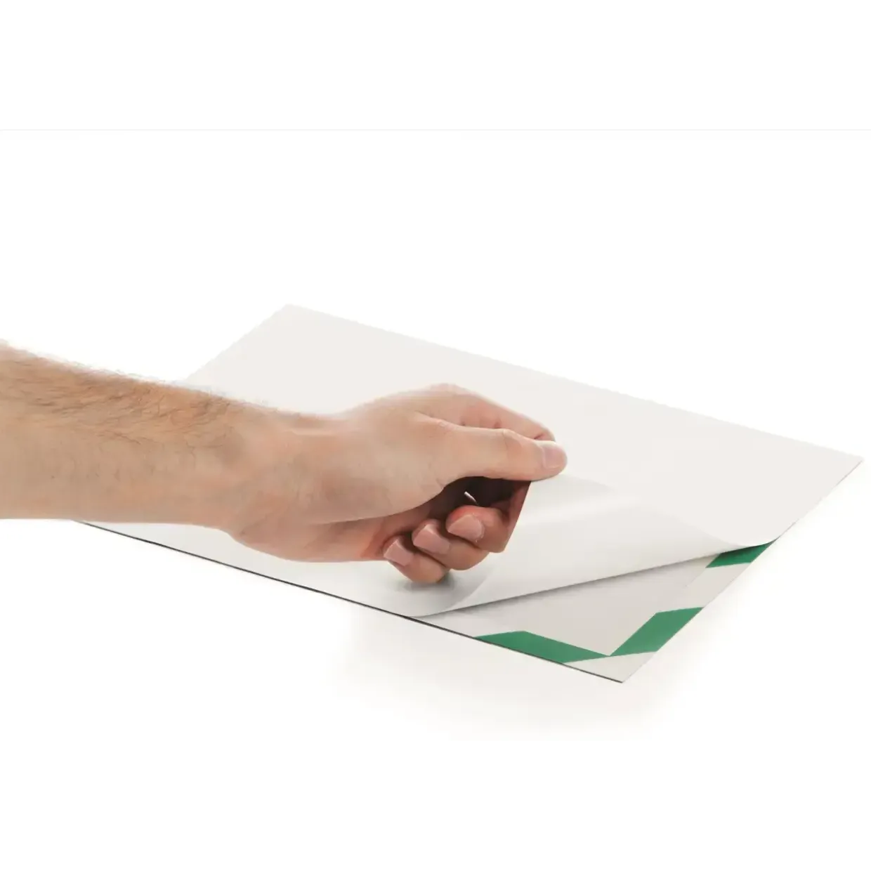 Skifteramme Duraframe Security A4 magnetisk m/grøn/hvid ramme 2stk/pak