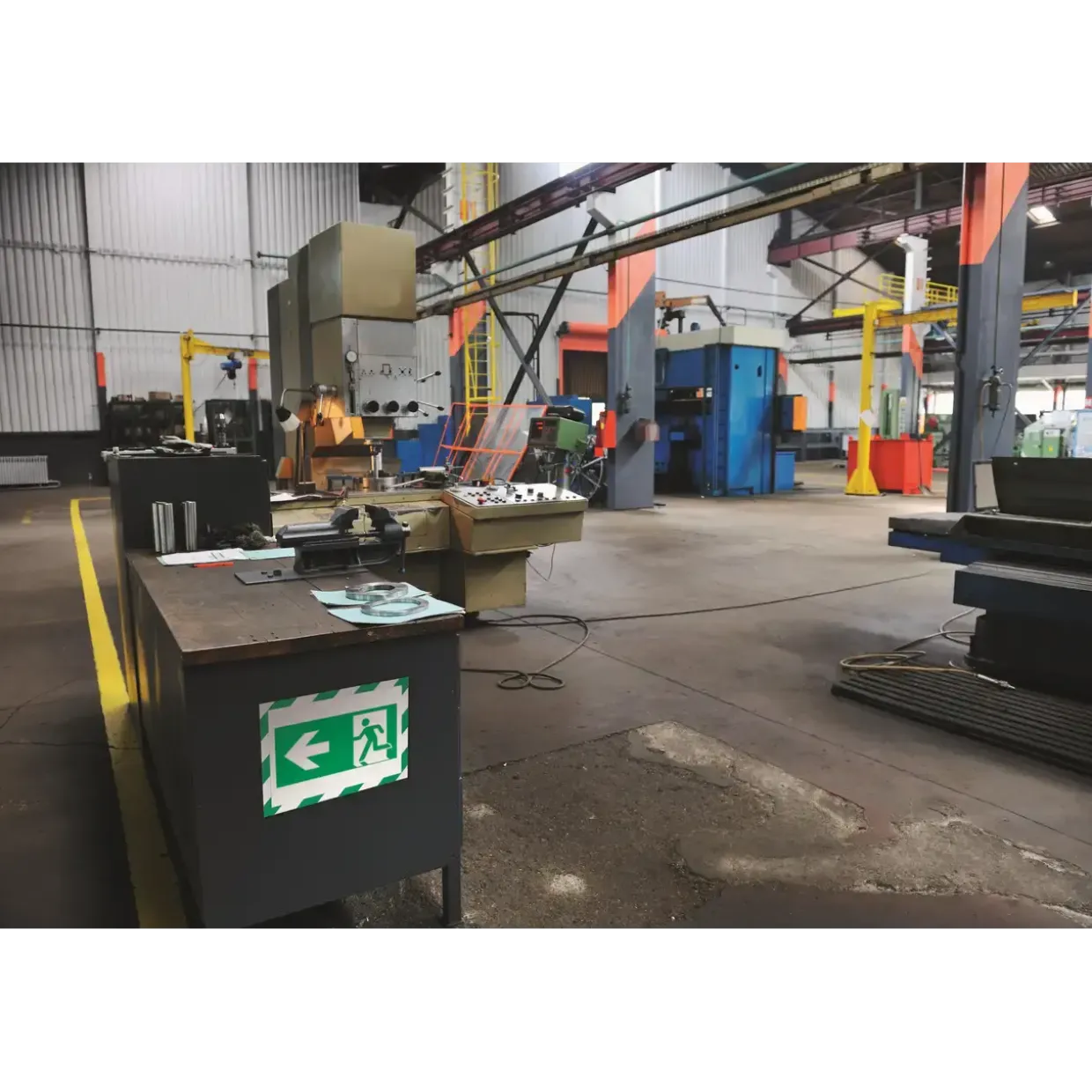 Skifteramme Duraframe Security A4 magnetisk m/grøn/hvid ramme 2stk/pak