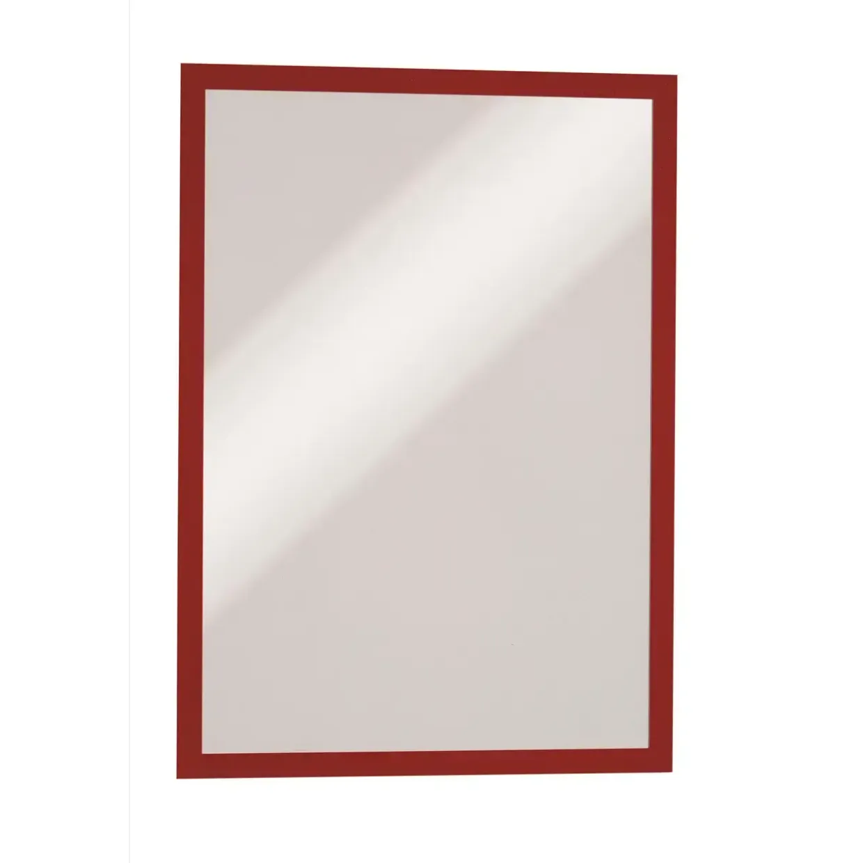Skifterammer - A3 DURAFRAME® MAGNETIC med rød ramme - 5 stk.