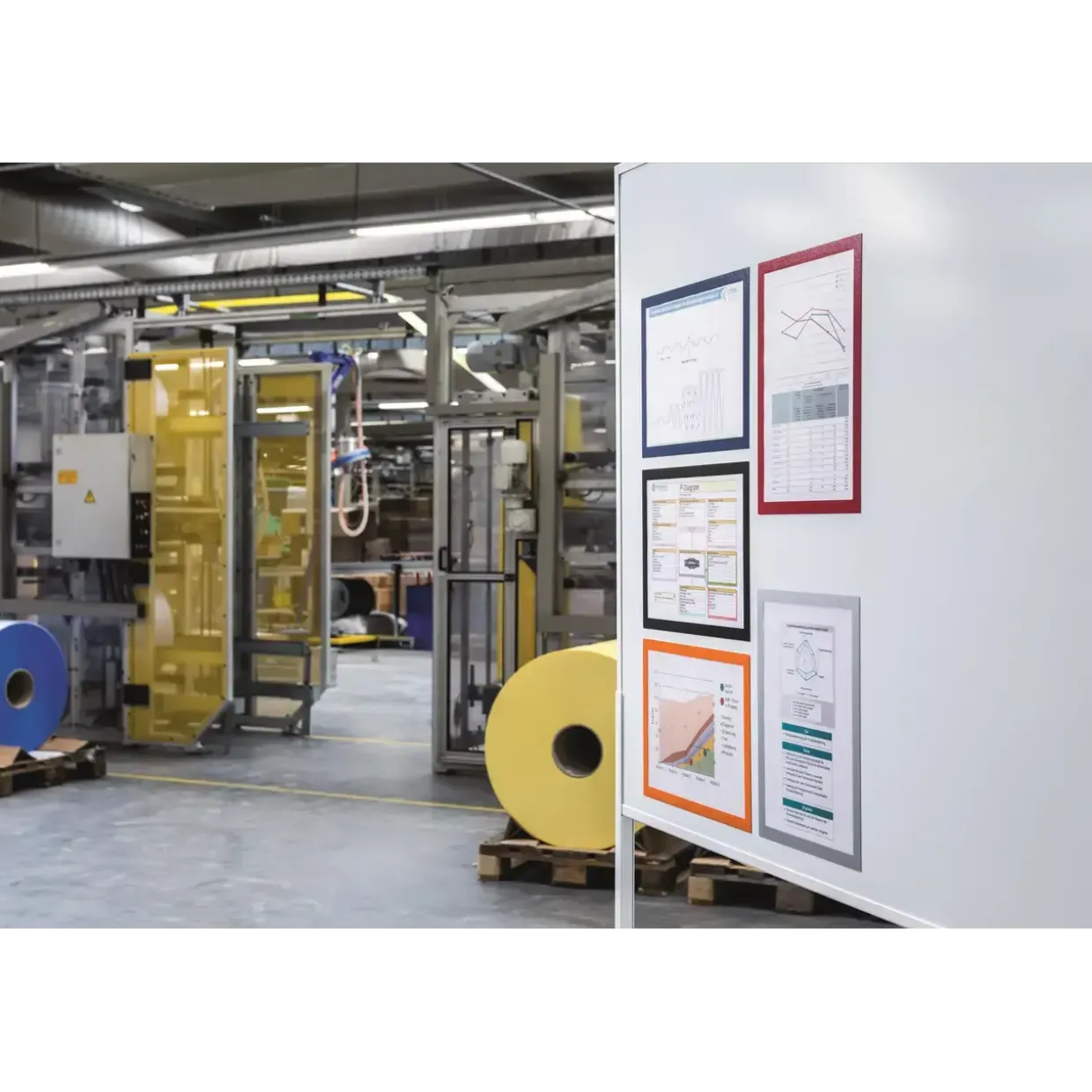 Skifterammer - A3 DURAFRAME® MAGNETIC med sort ramme - 5 stk.