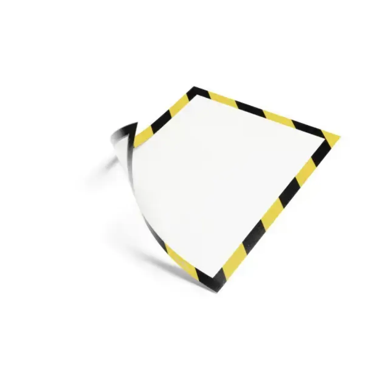 Skifterammer - Duraframe Magnetic A4 gul|sort - 5stk|pak