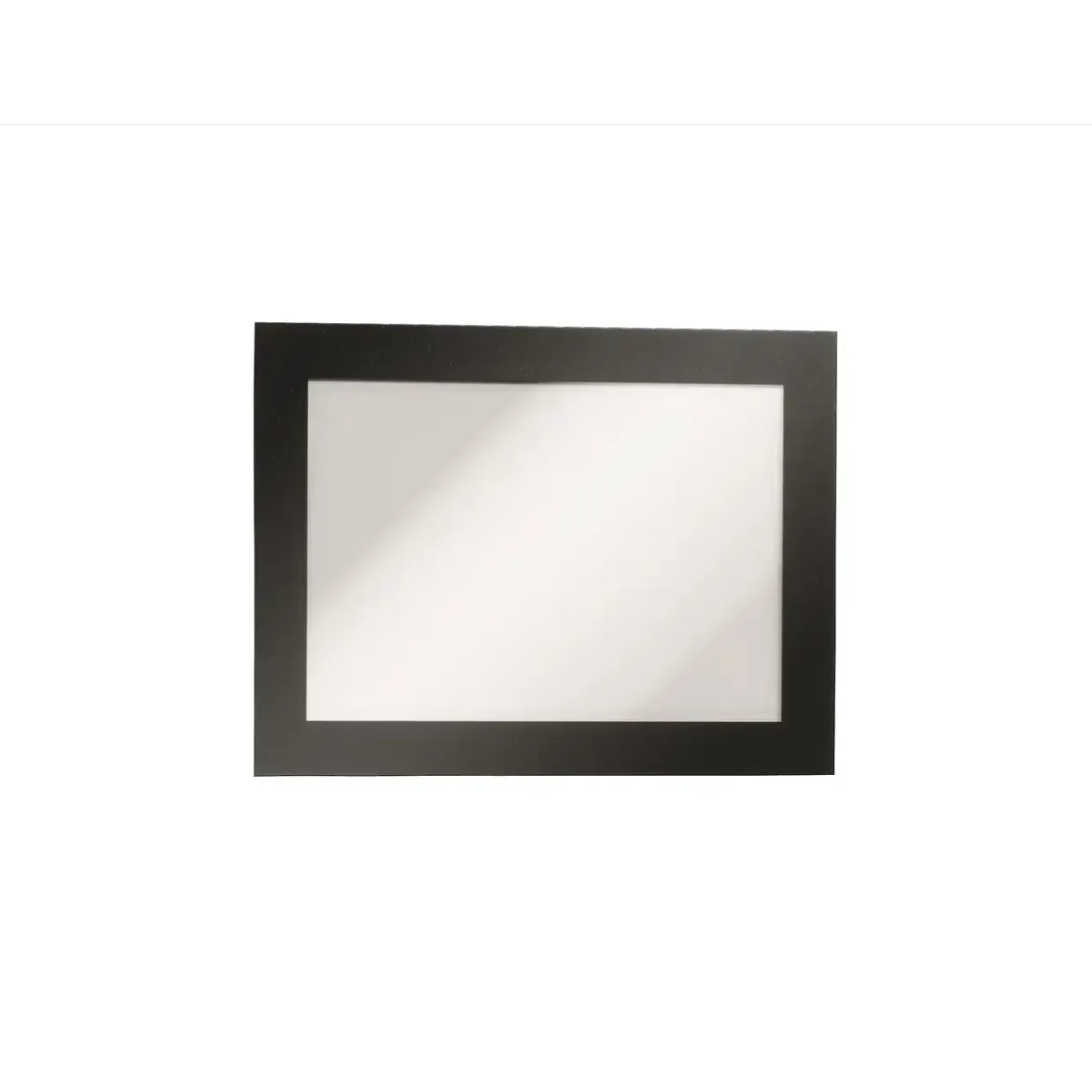 Skifterammer - selvklæbende A6 DURAFRAME® magnetisk med sort ramme - 2 stk.