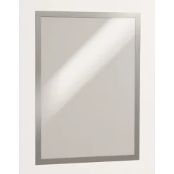 Skilt DURAFRAME® selvklæbende A3 m/sølv ramme 2stk/pak