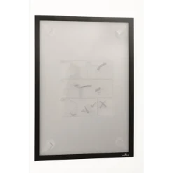 Skilt Duraframe Wallpaper A3 sølv aftagelig inforamme 1stk