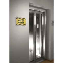 Skilt Duraframe Wallpaper A4 sølv aftagelig inforamme 1stk
