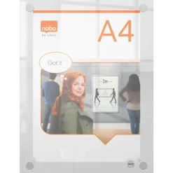 Skilt til montering - Nobo Akryl Premium Plus - A4