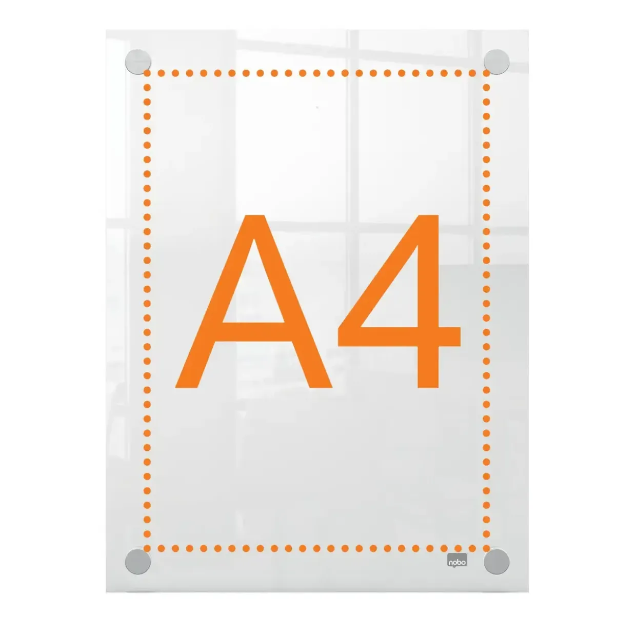Skilt til montering - Nobo Akryl Premium Plus - A4