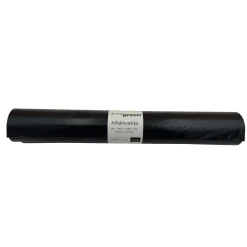 Sæk KeepGreen 100ltr B700xL1100mm 70my Strong Sort - 12 rl x 10 stk/krt
