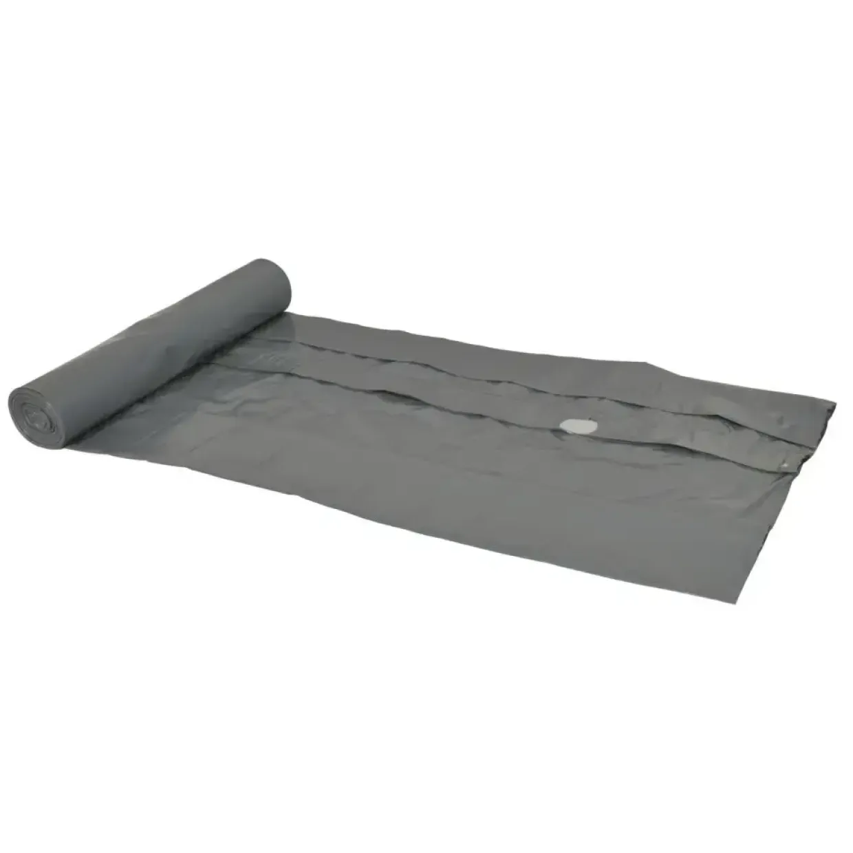 Sække - grå LDPE recycle 70x101cm - 100 L - 10 ruller