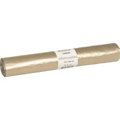 Sække LDPE transparent 40 my 70x105 cm 90 L 10 stk pr rulle - 25 ruller
