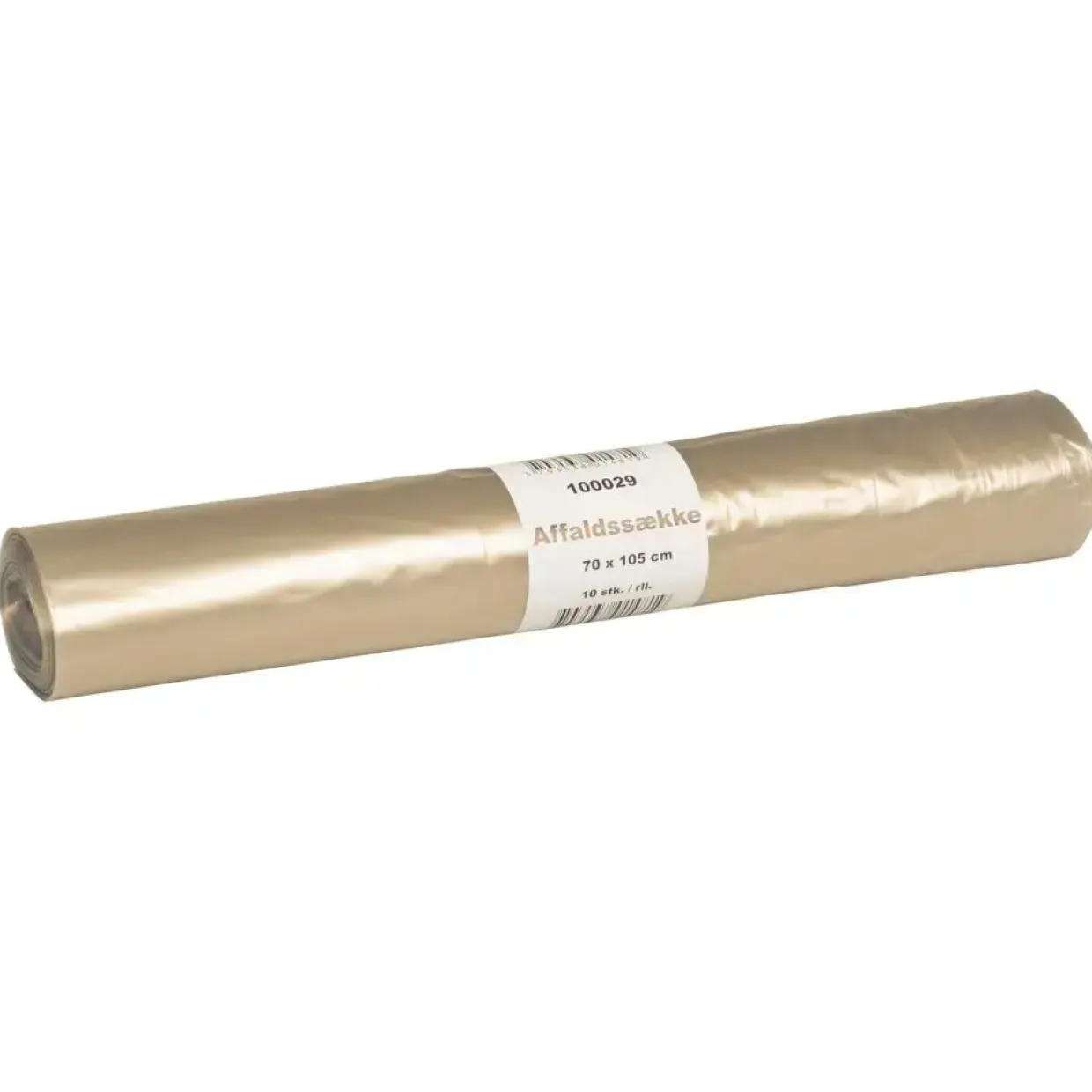 Sække LDPE transparent 40 my 70x105 cm 90 L 10 stk pr rulle - 25 ruller
