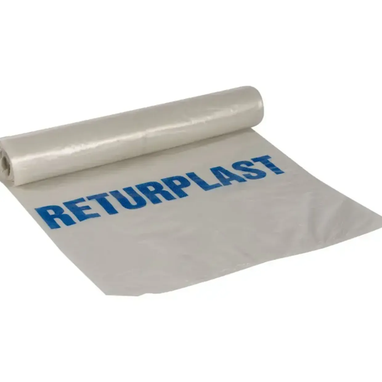 Sække Returplast LDPE transparent tonet 50 my 75x139 cm 125 L - 15 ruller
