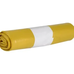 Sækko-Boy sæk, gul, LDPE/genanvendt, 42x94cm, 2-i-1, til opdeling af 60 l Sækko-Boy stativ