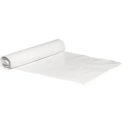 Sæk - LDPE Genanvendt - Hvid - 83 x 135 cm - 40 micron - 20 ruller