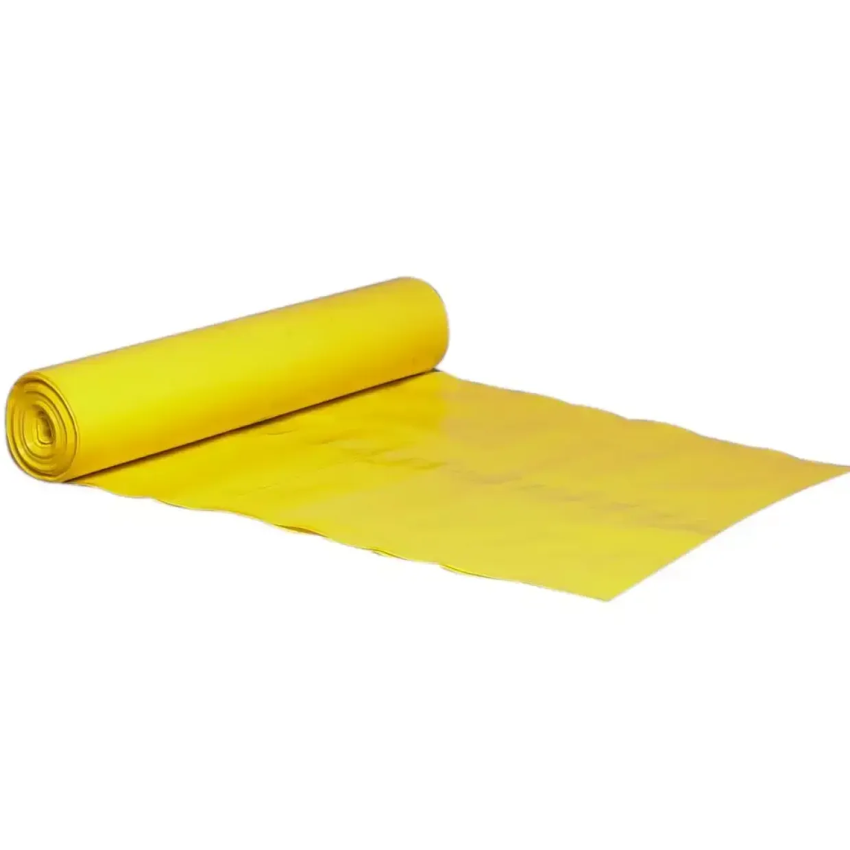 Sæk, 100 l, gul, LDPE/genanvendt, 70x110cm