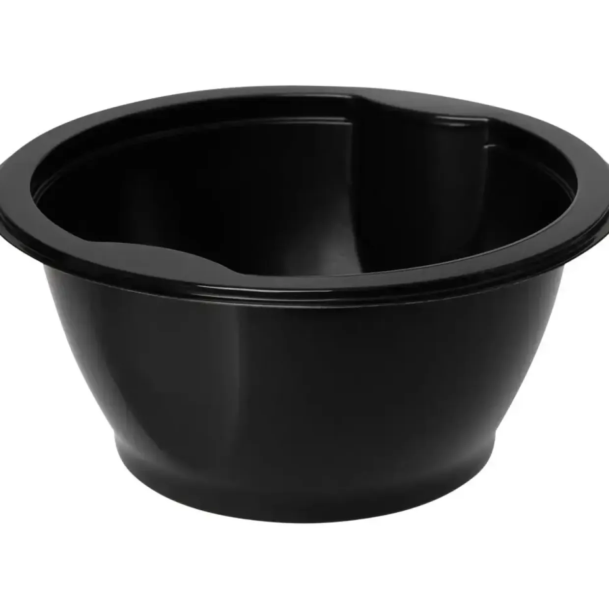 Skål, 15,3x15,3x7cm 650 ml sort PP - 480 stk