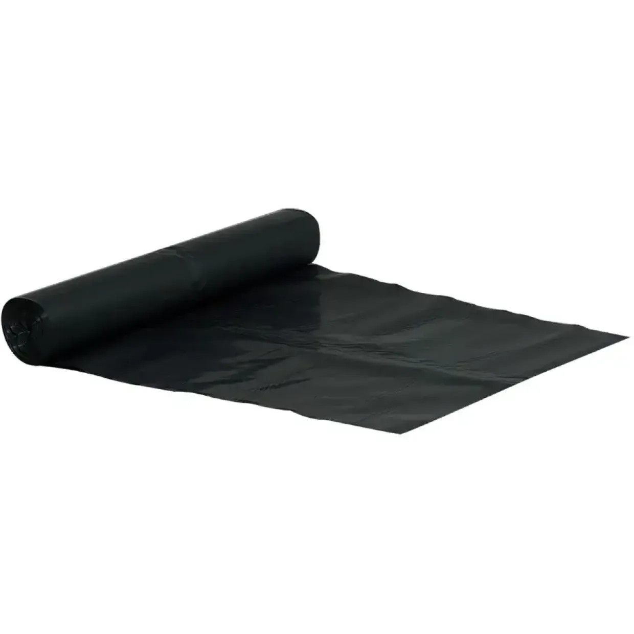 Sæk, neutral, 100 l, sort, LDPE/genanvendt, 70x110cm - 10 ruller