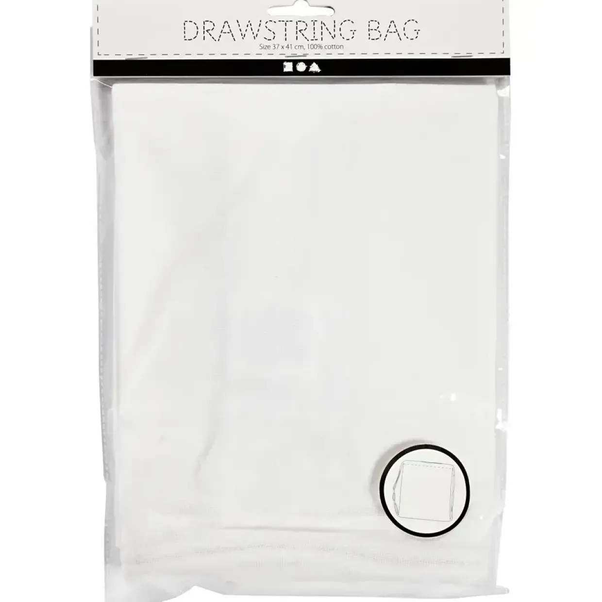Skopose – hvid – 37 x 41 cm – 130 g/m² – 1 stk
