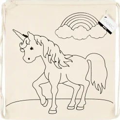 Skopose størrelse 37 x 41 cm 110 g/m2 lys natur | enhjørninger