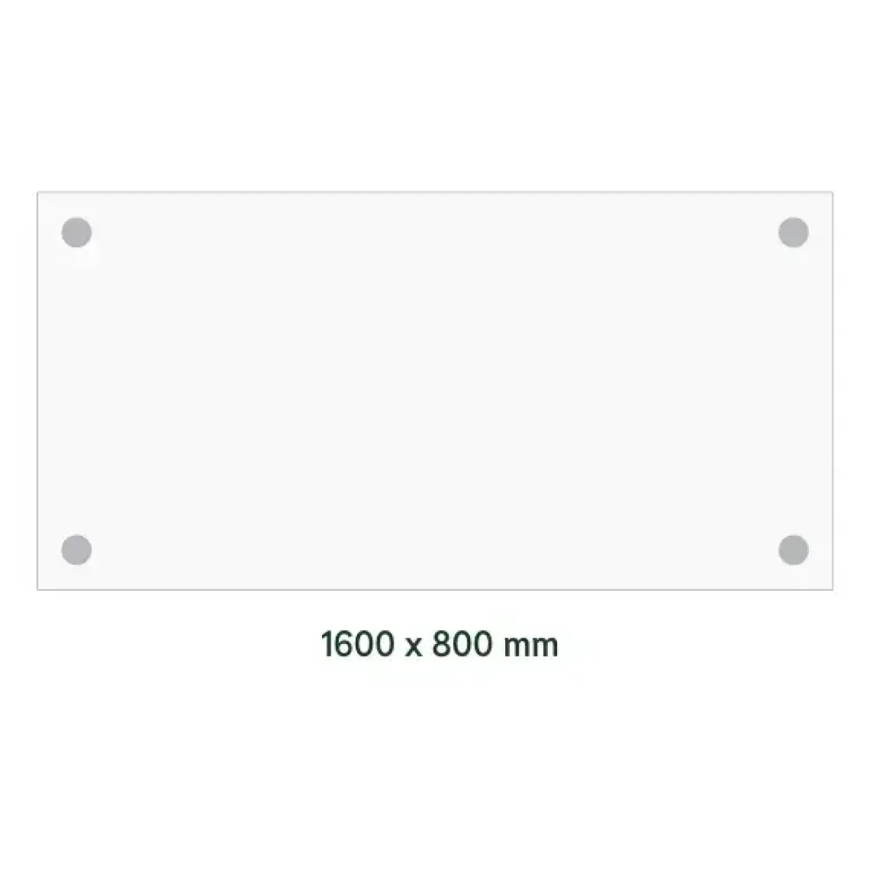 Skrivebord DNA, Antracit 1600x800 mm I-ben/Sort