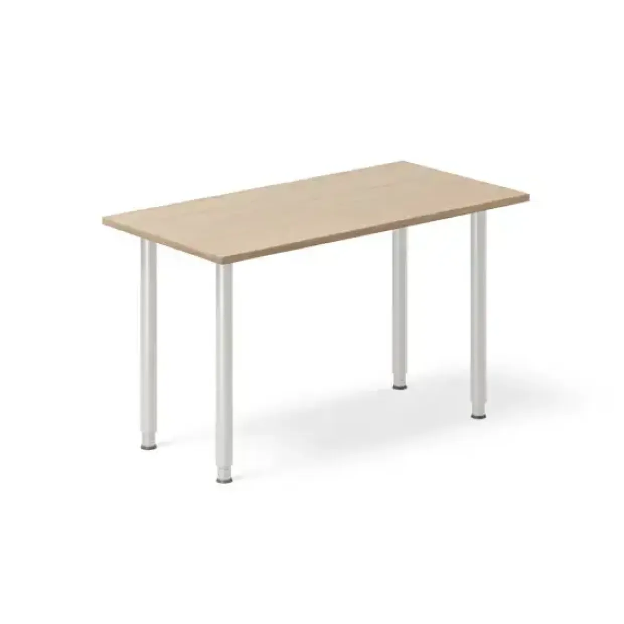 Skrivebord DNA, Eg 1200x600mm I-ben/Alugrå