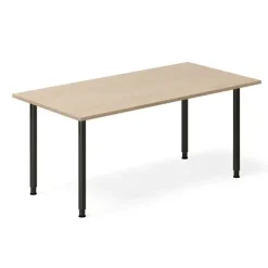 Skrivebord DNA, Eg 1600x800mm I-ben/Sort