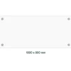 Skrivebord DNA, Hvid 1800x800 mm I-ben/Alugrå