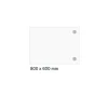 Skrivebord, tilbyg DNA Antracit 800x600 mm I-ben Sort