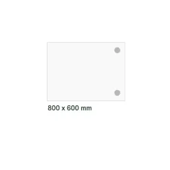 Skrivebord, tilbyg DNA Antracit 800x600 mm I-ben Sort