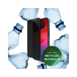 Skærmbeskyttelse - Dbramante1928 - eco-shield - iPhone 15 Pro - Privacy sort