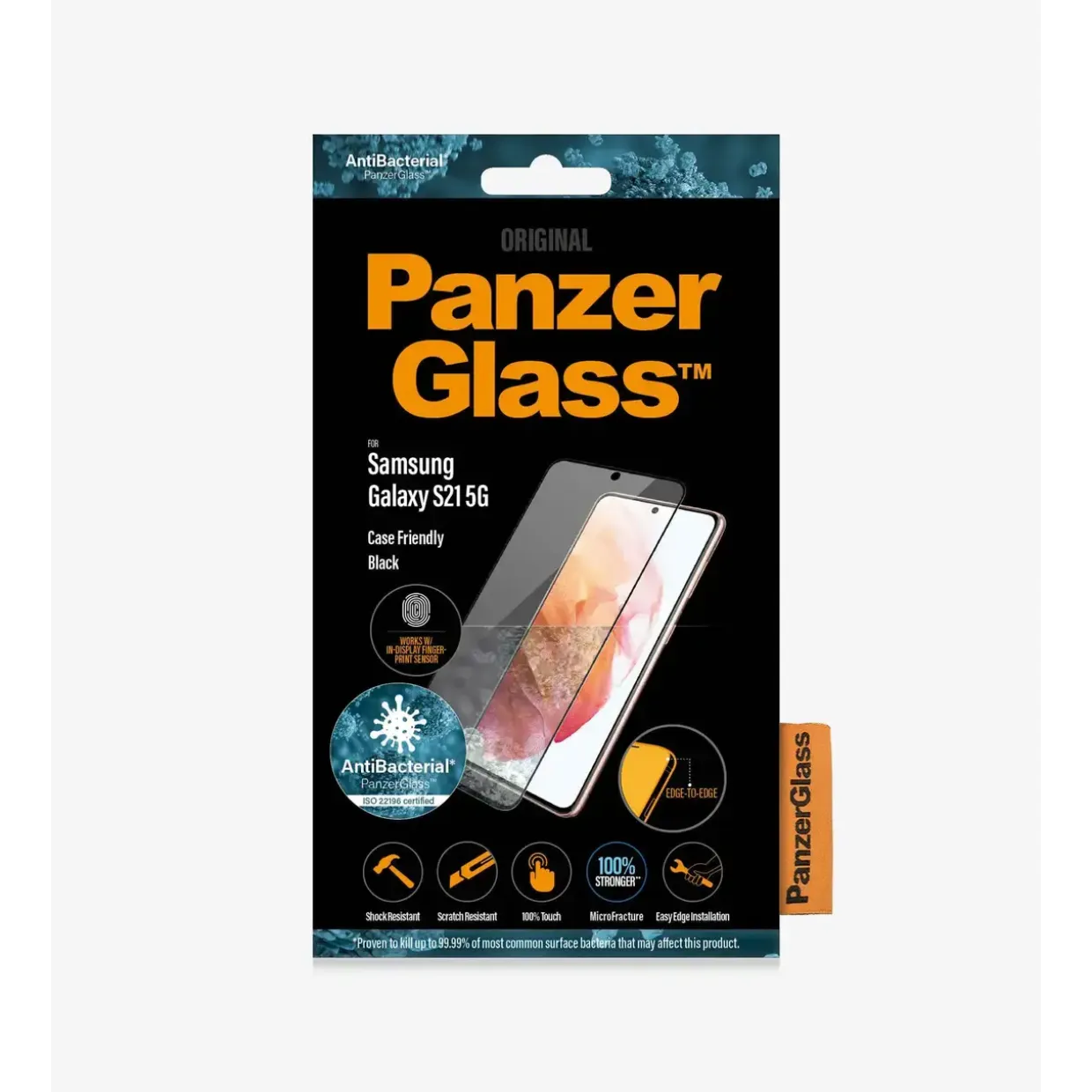 Skærmbeskyttelse - PanzerGlass Samsung Galaxy S21 FE (CF) - Sort